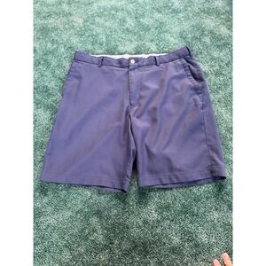 Peter Millar‎ Sport Shorts Mens 34 Navy Golfing Performance Chino Stretch
